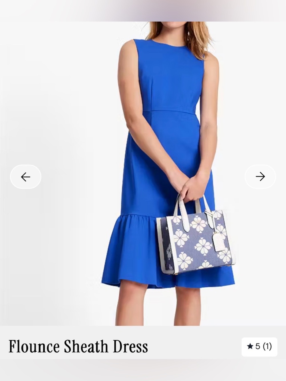 kate spade New York Royal Blue Dress